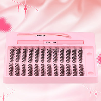 Sulv 30D Lash Clusters Kit Fluffy Lashes 8-16mm Mixed