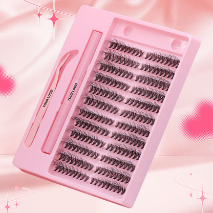 Sulv 30D Lash Clusters Kit Fluffy Lashes 8-16mm Mixed