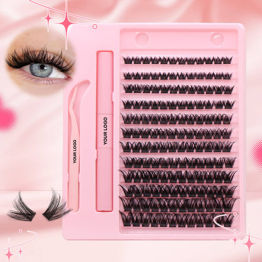 Sulv Lash Clusters Kit T19  8-10-12-14-16-18mm Mixed
