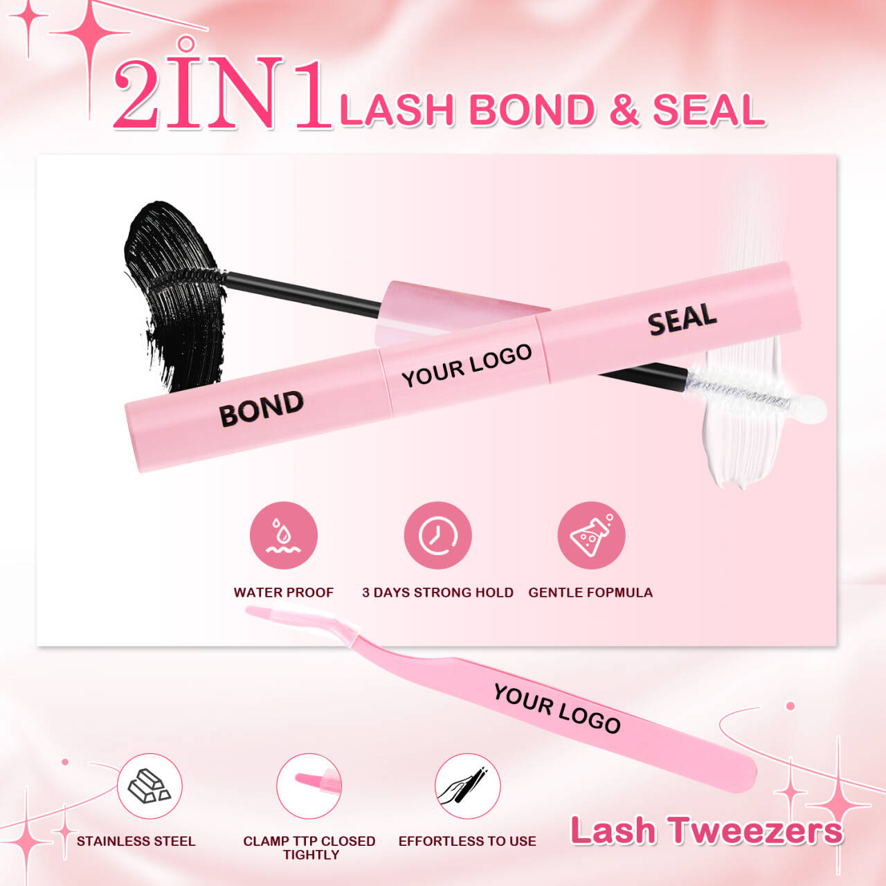 Sulv Lash Clusters Kit T19  8-10-12-14-16-18mm Mixed
