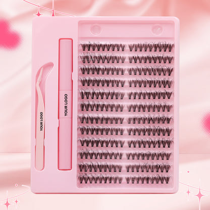 Sulv 30D Lash Clusters Kit Fluffy Lashes 8-16mm Mixed