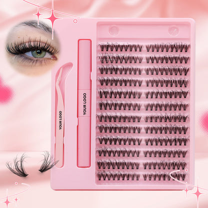Sulv 30D Lash Clusters Kit Fluffy Lashes 8-16mm Mixed