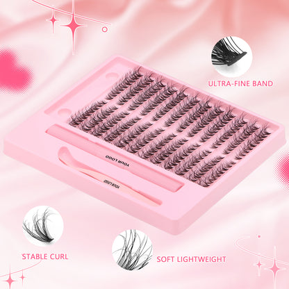 Sulv 30D Lash Clusters Kit Fluffy Lashes 8-16mm Mixed