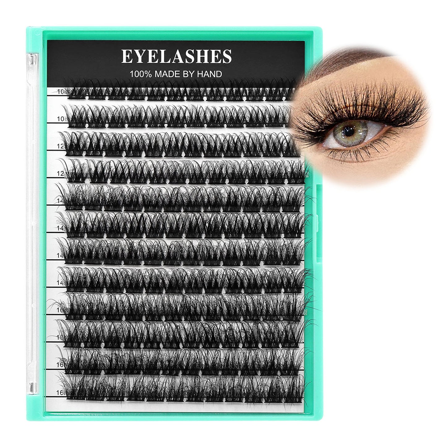 Sulv Lashes X008 Fluffy False Lashes 10-12-14-16mm Mixed