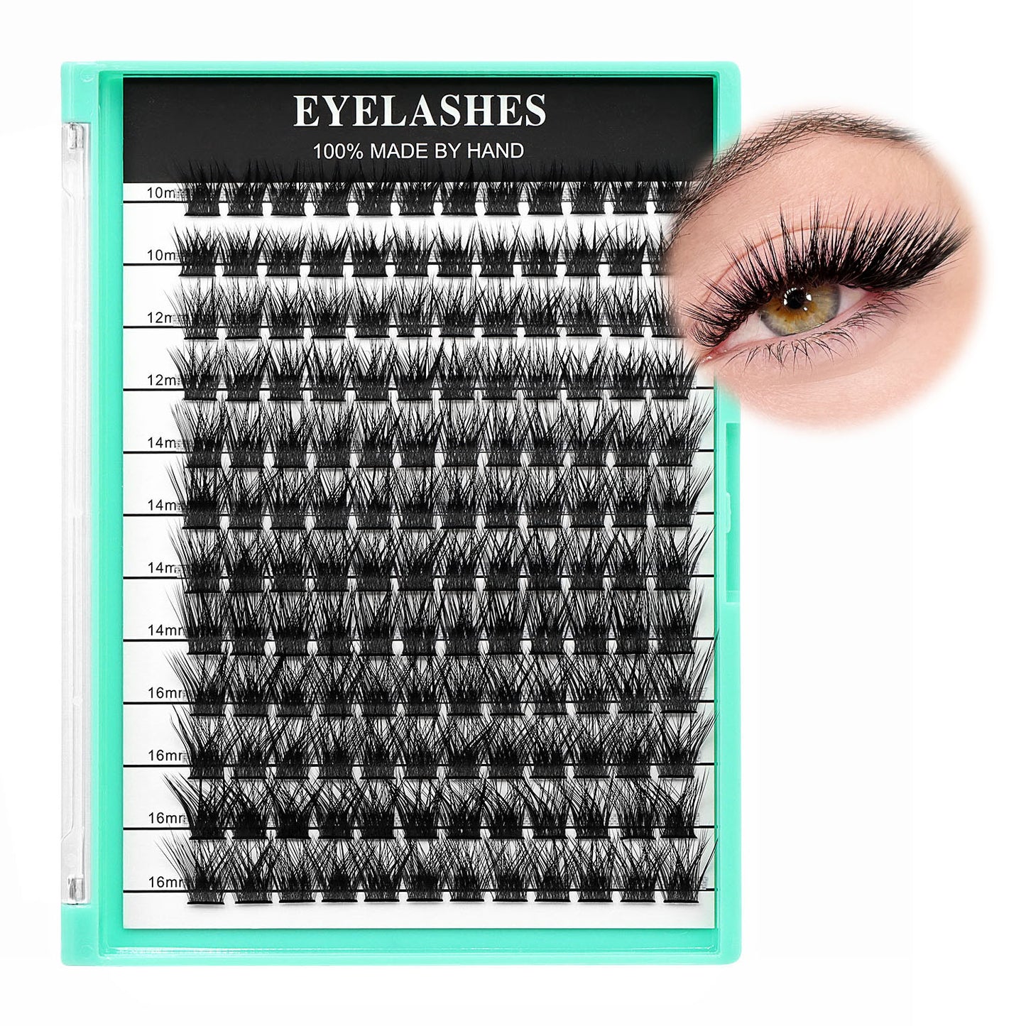 Sulv Lashes L Curl 10-12-14-16mm Mixed Natural False Lashes