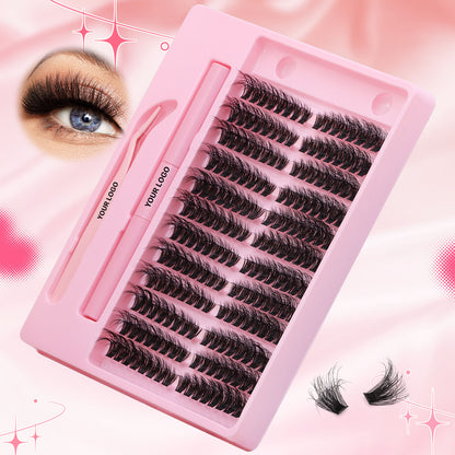 Sulv 100D Fluffy Lash Clusters Kit 8-16mm