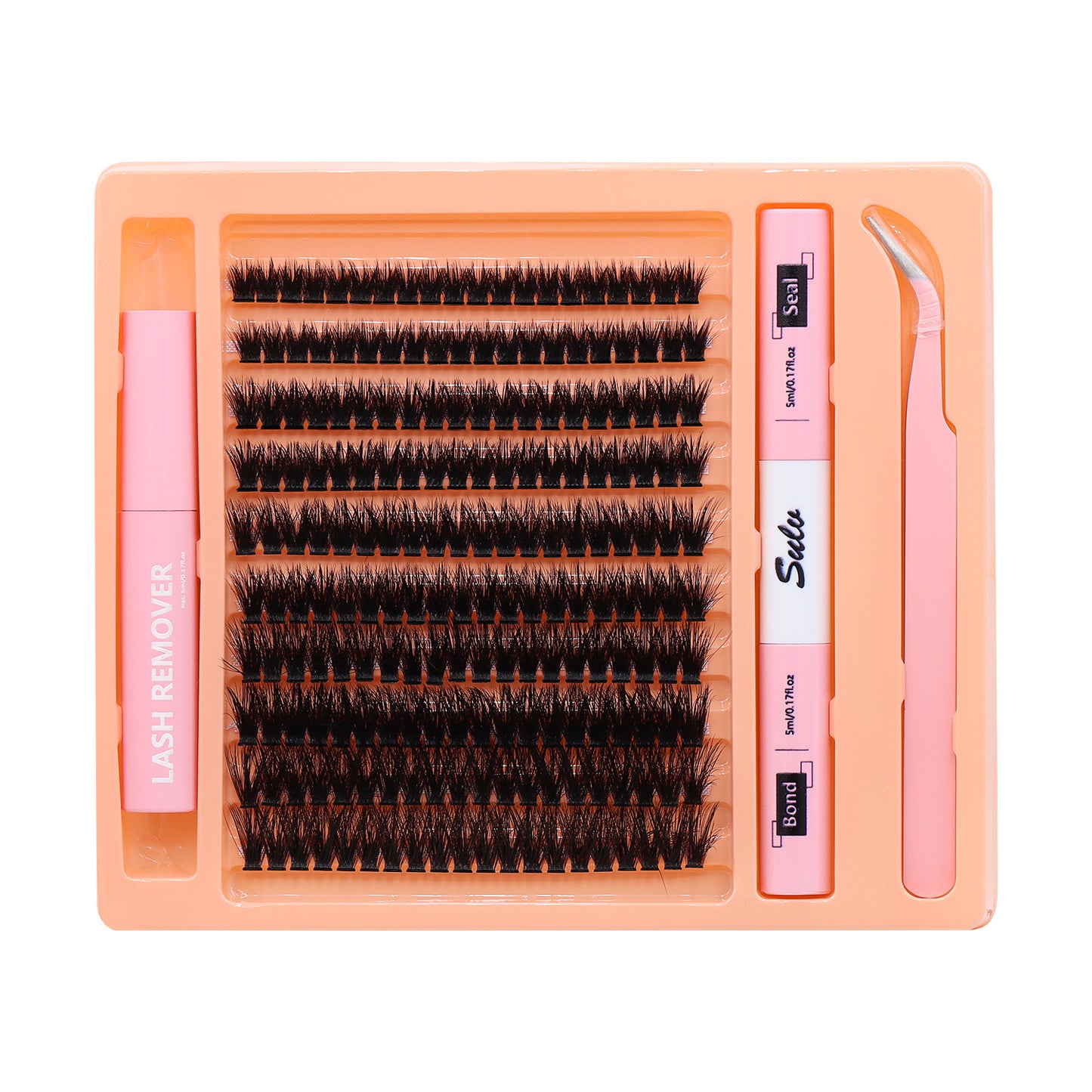 Sulv 100D Fluffy Lash Clusters Kit 8-10-12-14-16mm Mixed