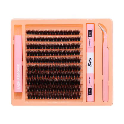 Sulv 100D Fluffy Lash Clusters Kit 8-10-12-14-16mm Mixed