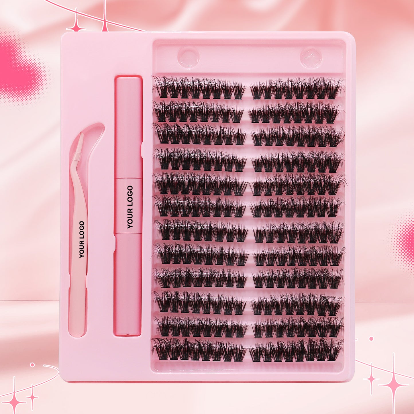 Sulv 100D Fluffy Lash Clusters Kit 8-16mm