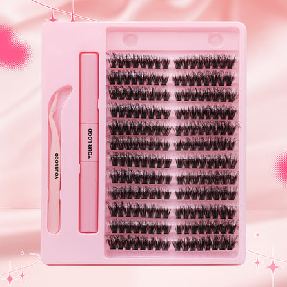 Sulv 100D Fluffy Lash Clusters Kit 8-16mm