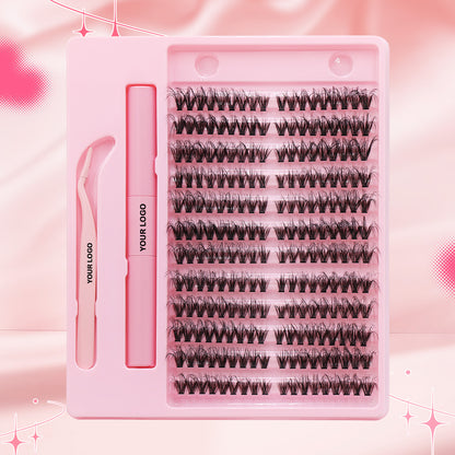 Sulv 50D Fluffy Lash Clusrers Kit 8-16mm