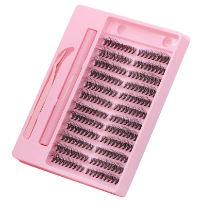 Sulv 30D Lash Clusters Kit Fluffy Lashes 8-16mm Mixed