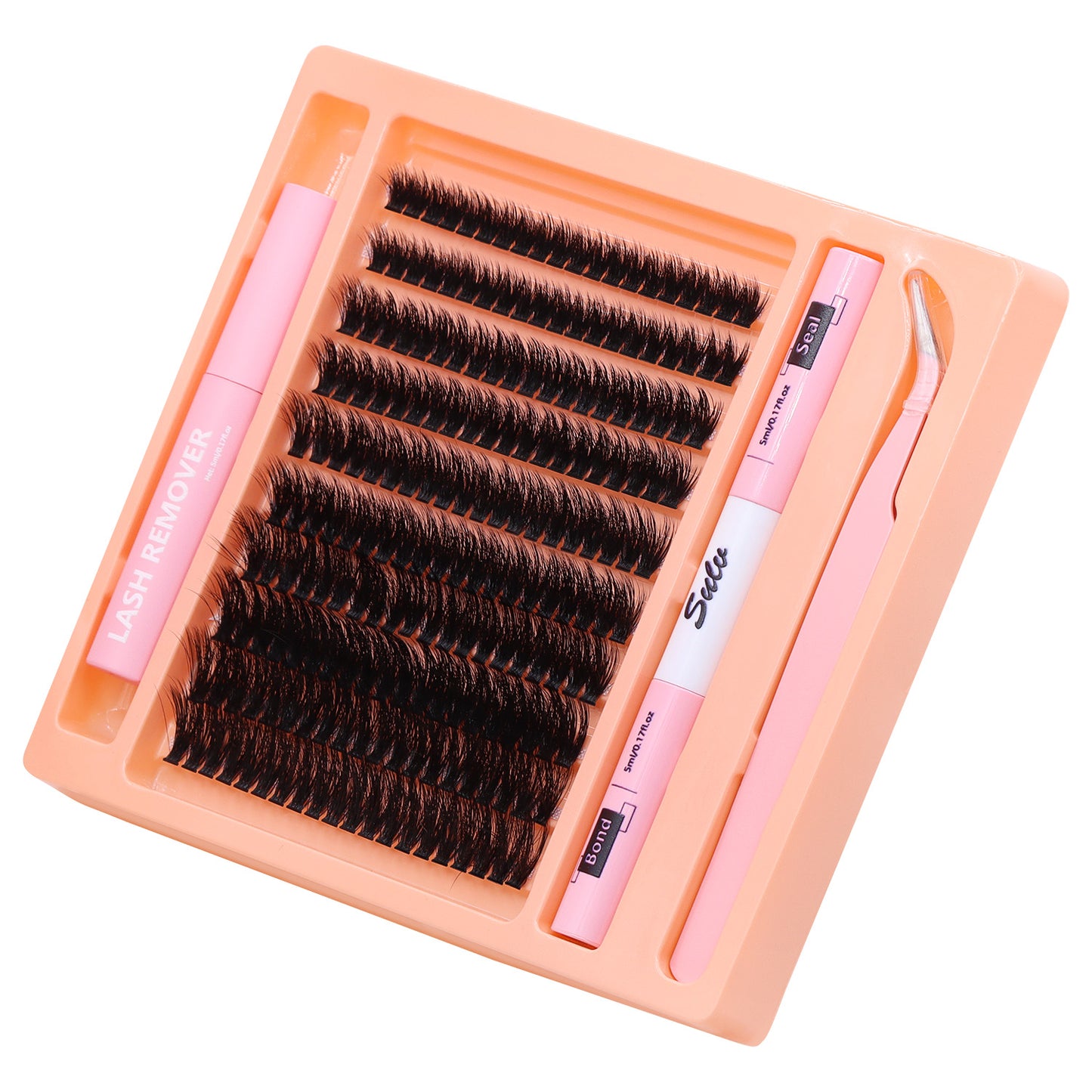 Sulv 100D Fluffy Lash Clusters Kit 8-10-12-14-16mm Mixed