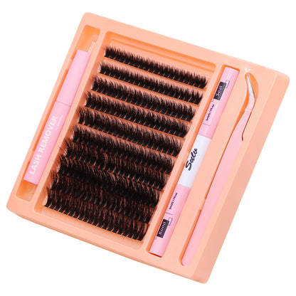 Sulv 100D Fluffy Lash Clusters Kit 8-10-12-14-16mm Mixed