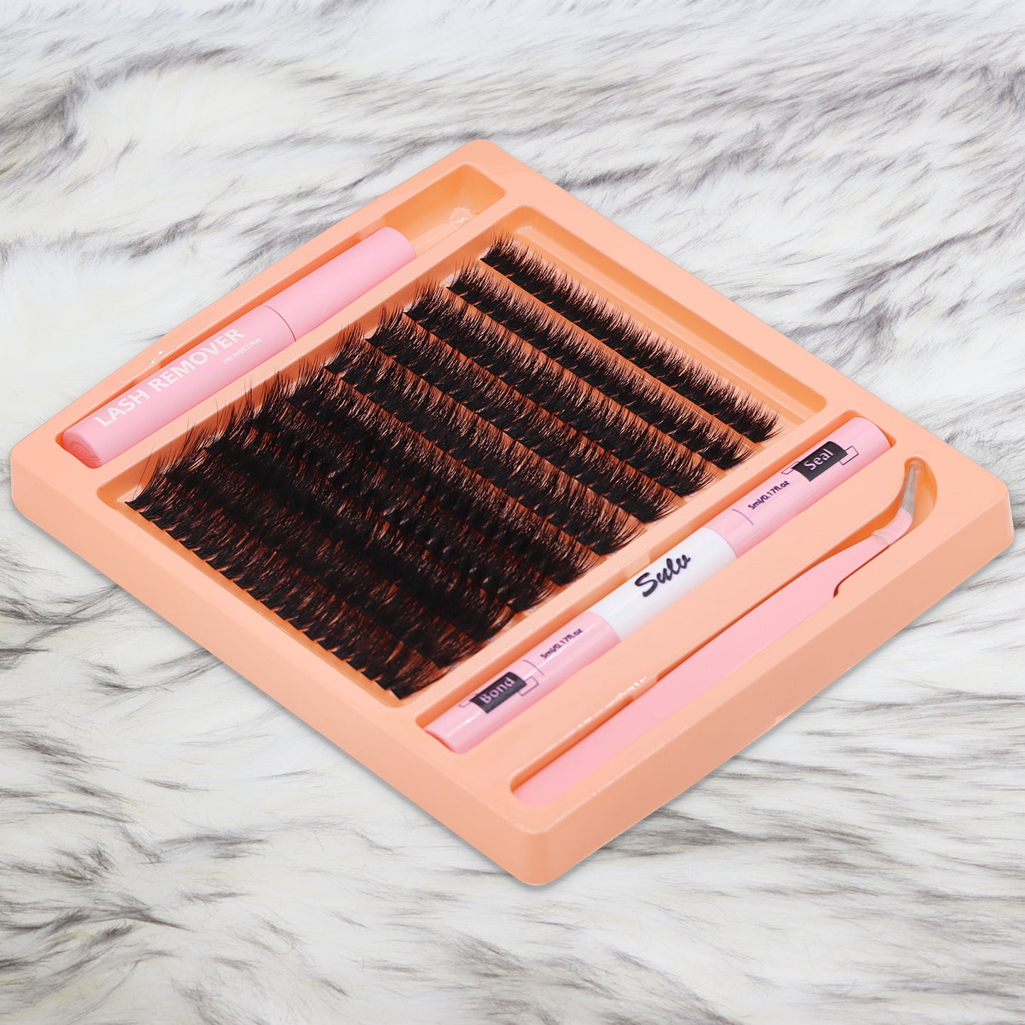 Sulv 100D Fluffy Lash Clusters Kit 8-10-12-14-16mm Mixed
