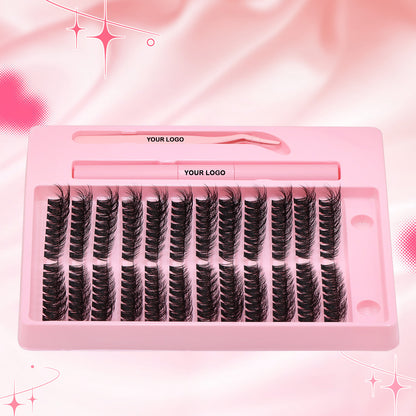 Sulv 100D Fluffy Lash Clusters Kit 8-16mm