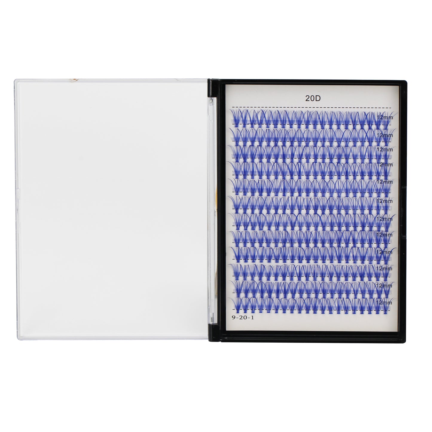 Sulv Lashes 20D Color Blue Eyelashes D Curl 8-20mm to Choose